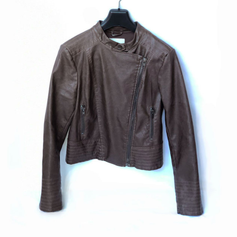 Brown Leather Jacket - image 2